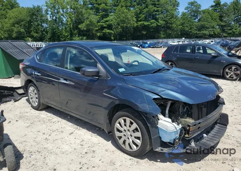 2013 Nissan Sentra S z USA, uszkodzony, nr VIN 1N4AB7AP3DN902918